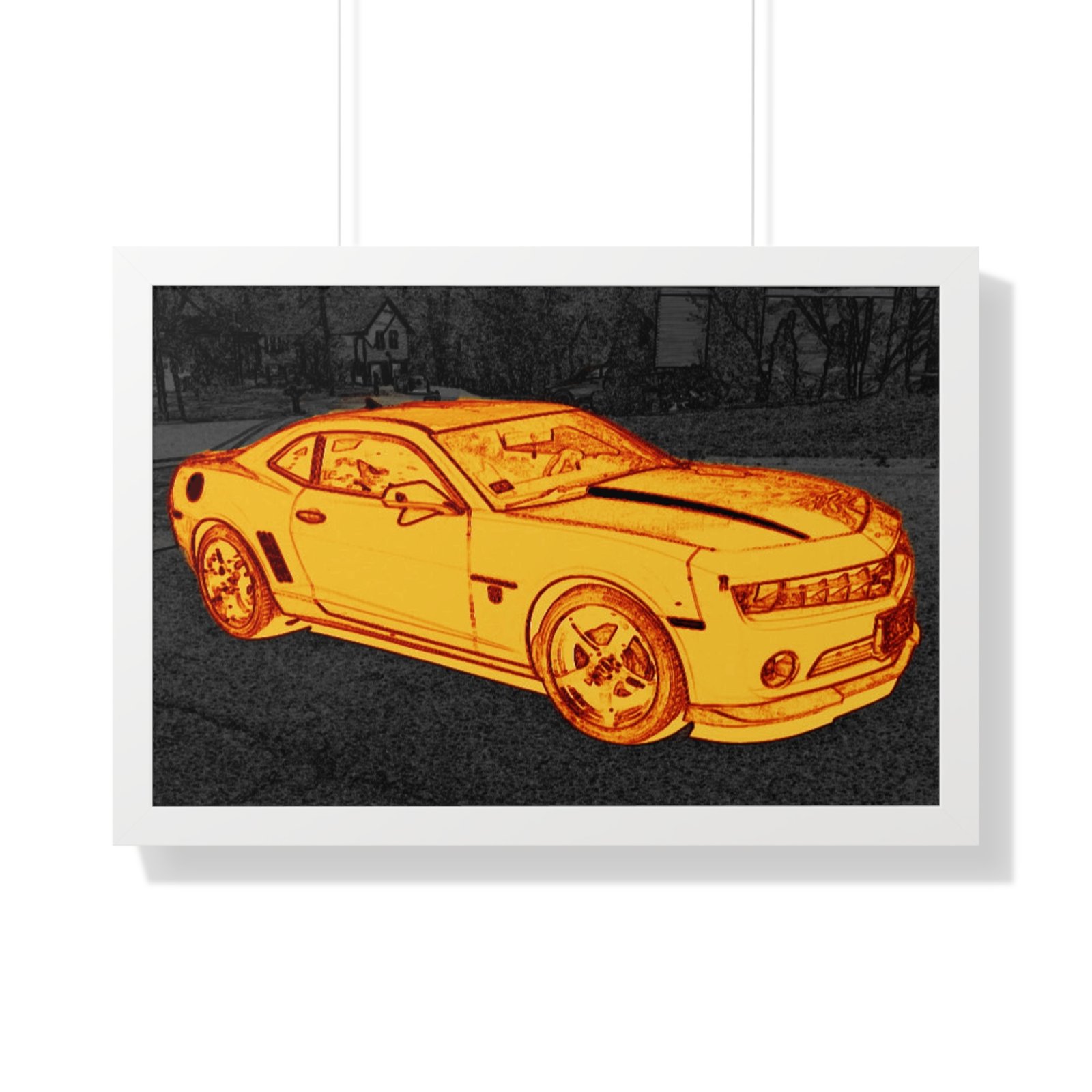 Camaro Stenciled Orange/Black - 5th Gen - Image 22