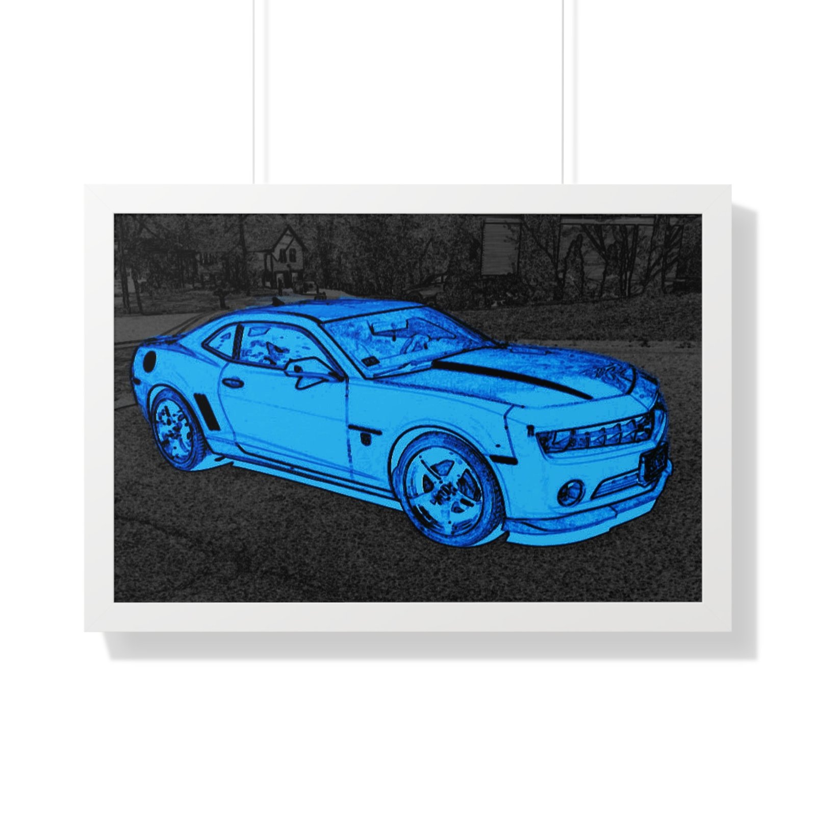 Camaro Stenciled Blue/Black - 5th Gen - Image 22