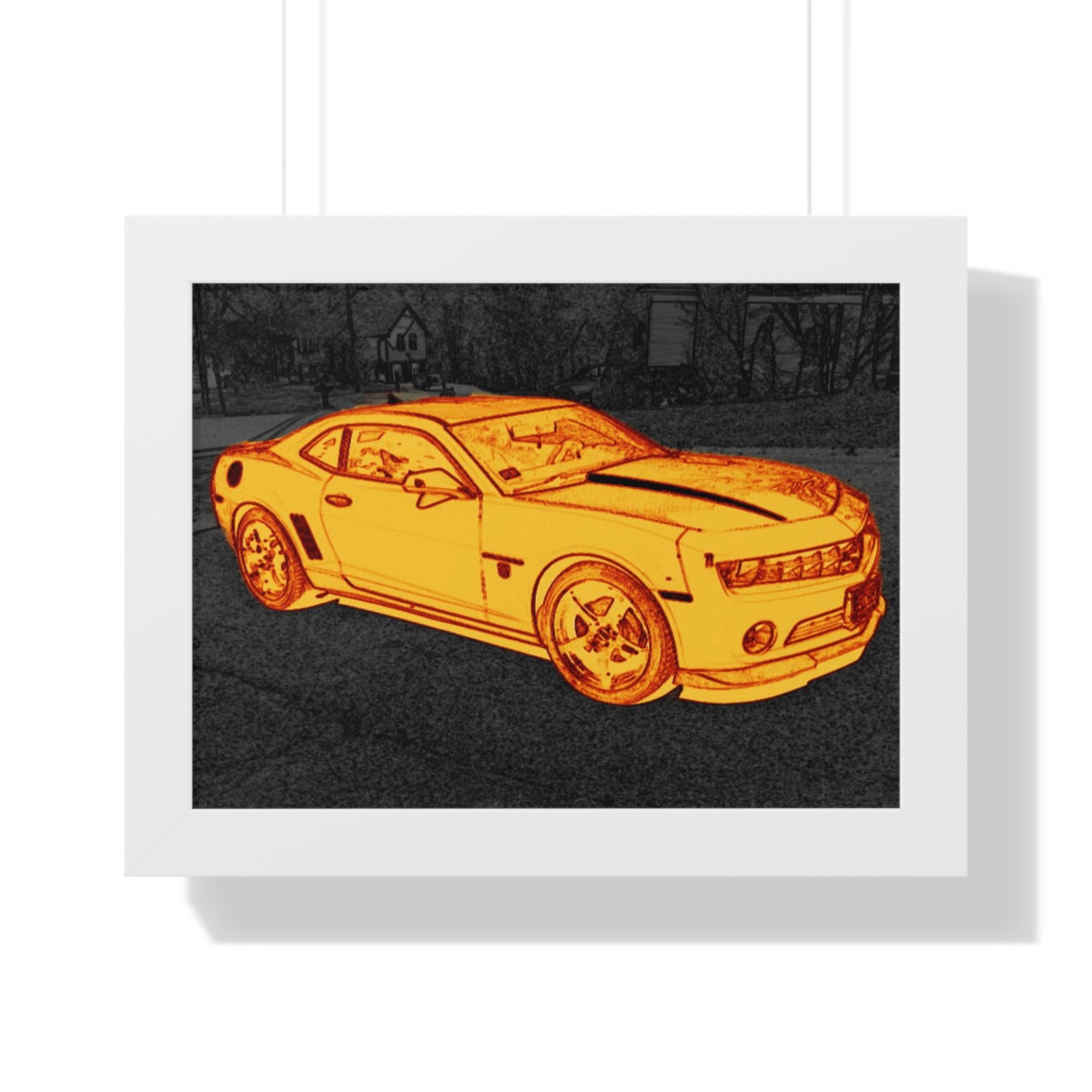 Camaro Stenciled Orange/Black - 5th Gen - Image 13