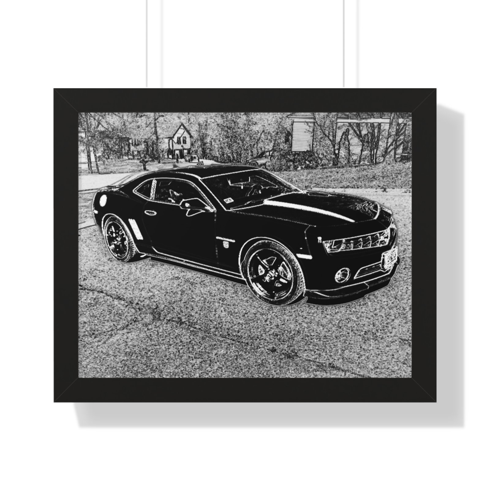 Camaro Stenciled Black/White - 5th Gen - Image 4
