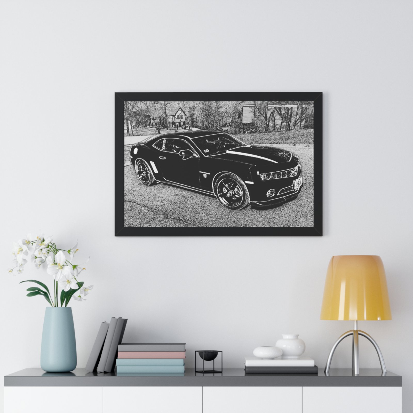 Camaro Stenciled Black/White - 5th Gen - Image 11