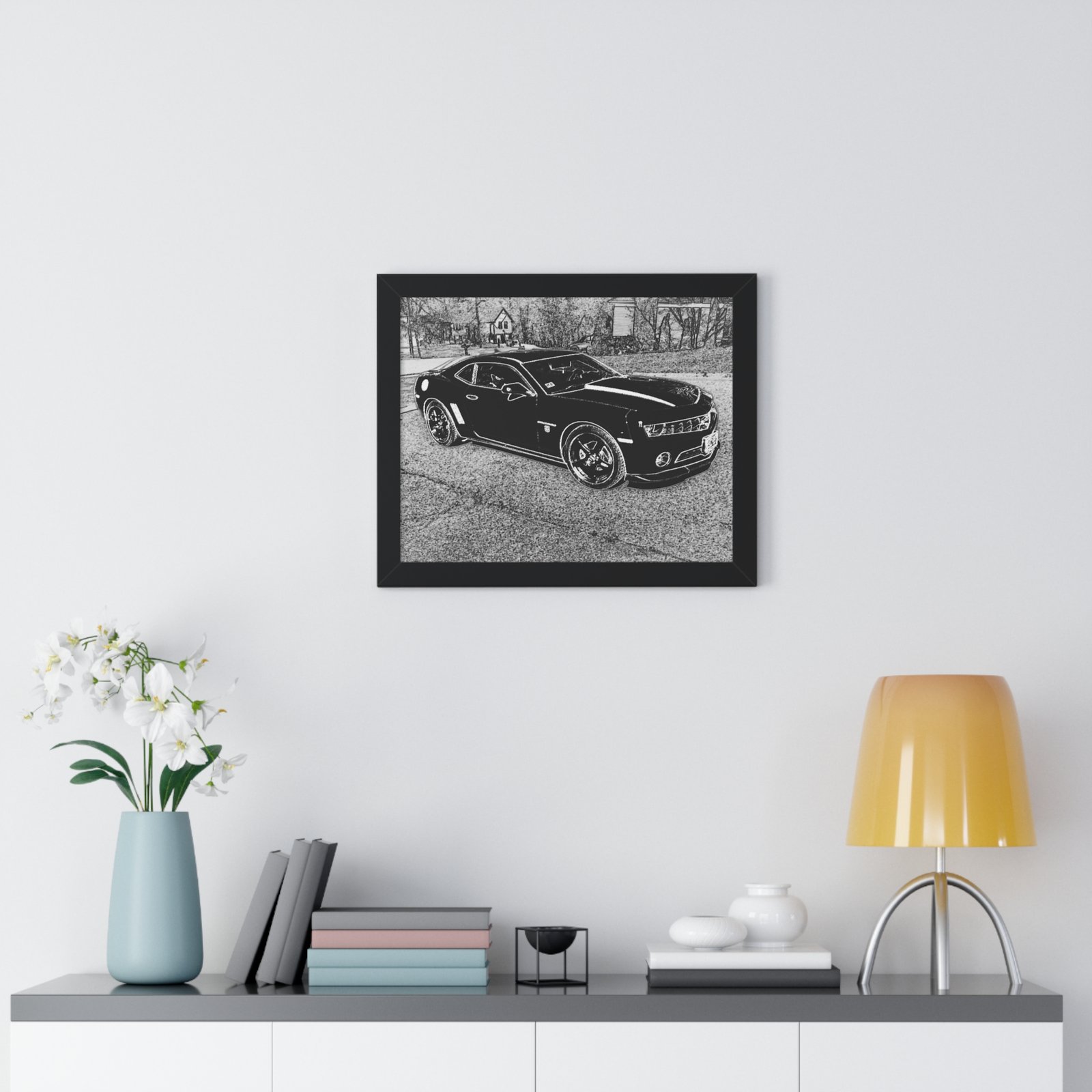 Camaro Stenciled Black/White - 5th Gen - Image 5
