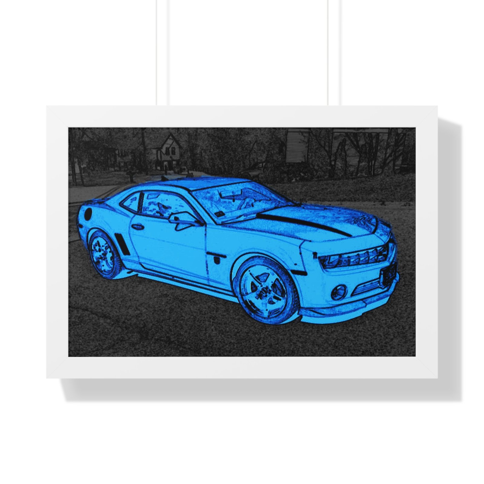 Camaro Stenciled Blue/Black - 5th Gen - Image 19