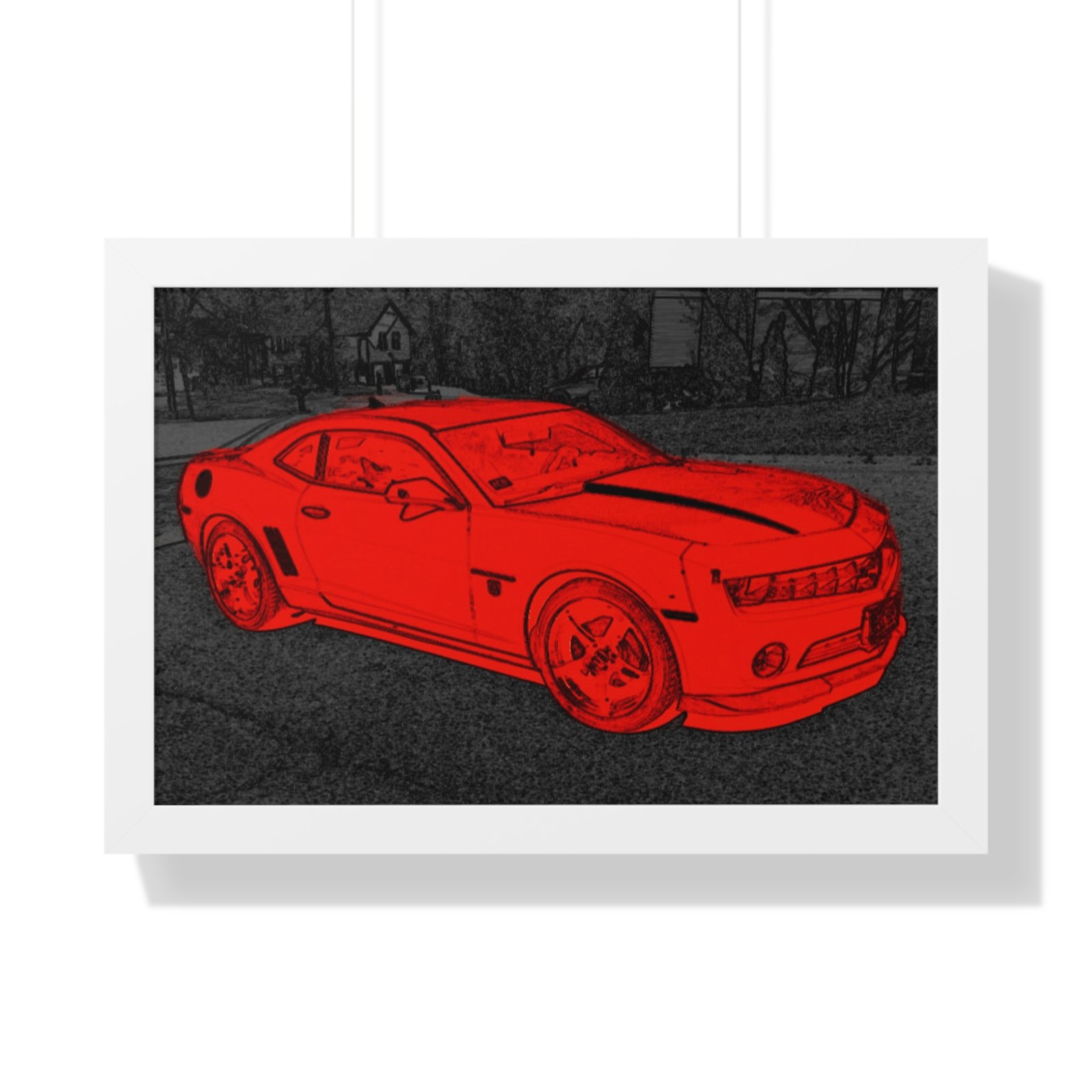 Camaro Stenciled Red/Black - 5th Gen - Image 19