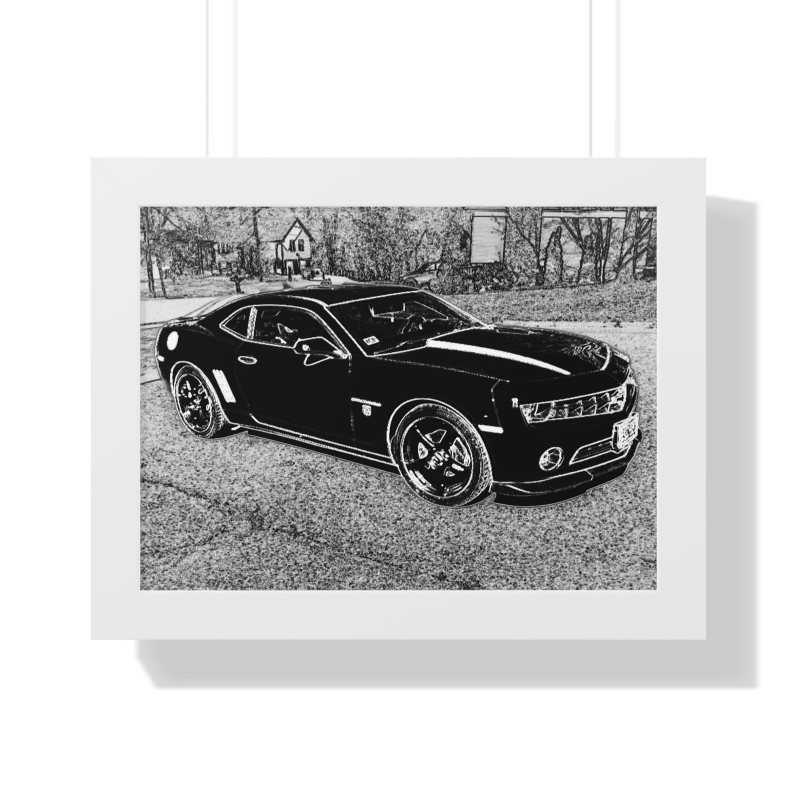 Camaro Stenciled Black/White - 5th Gen - Image 13