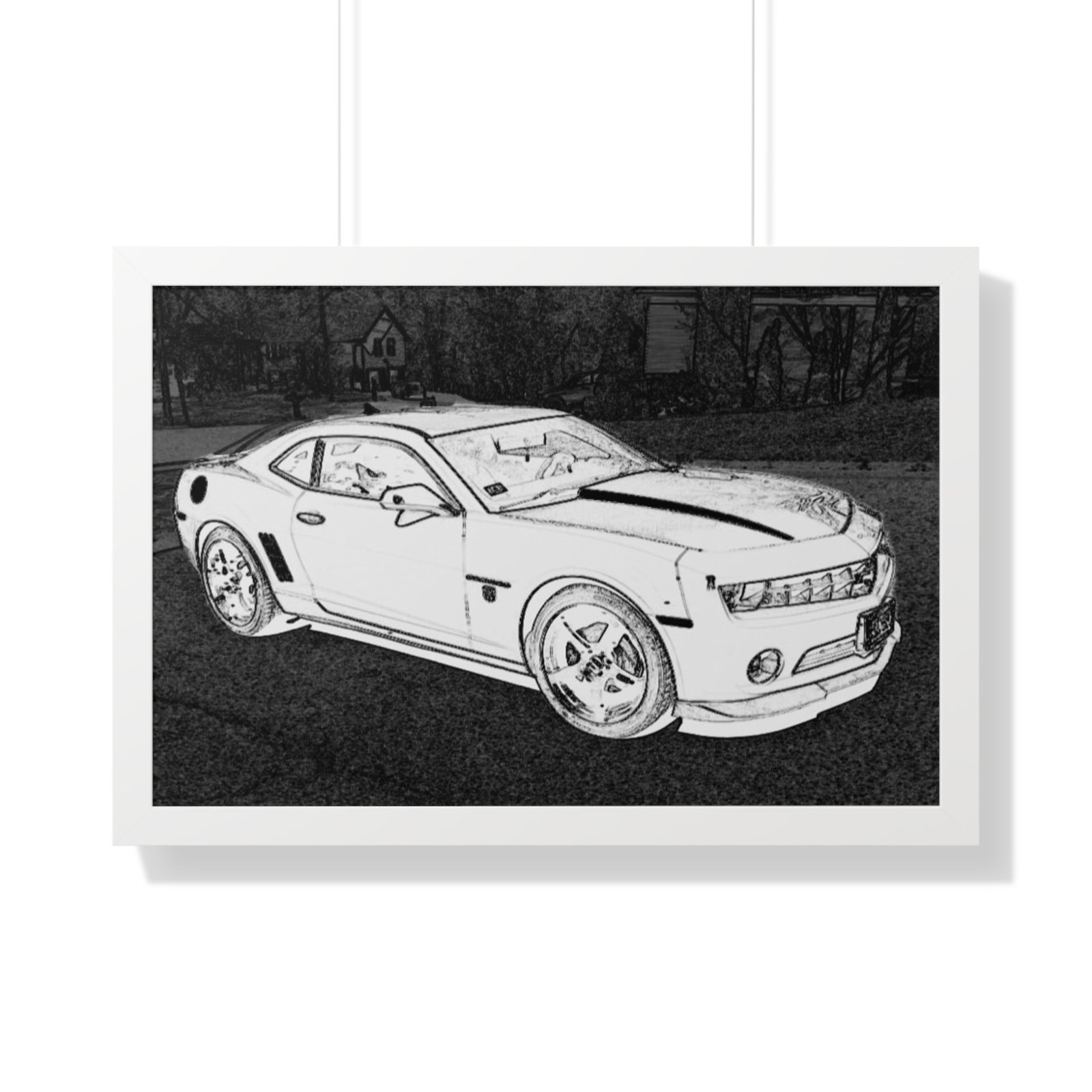 Camaro Stenciled Black/White2 - 5th Gen - Image 22