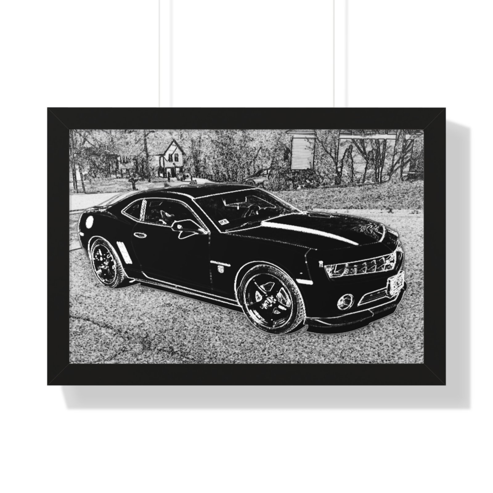 Camaro Stenciled Black/White - 5th Gen - Image 7