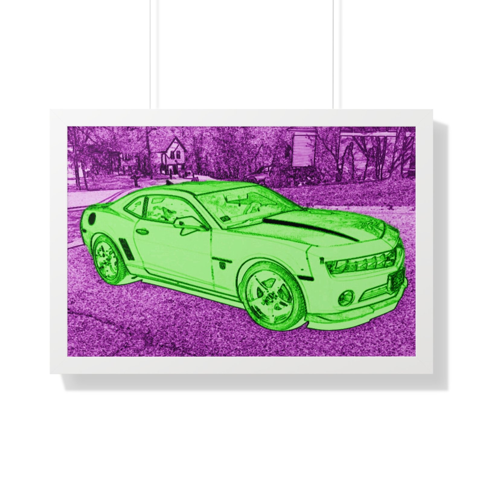 Camaro Stenciled Purple/Green - 5th Gen - Image 22