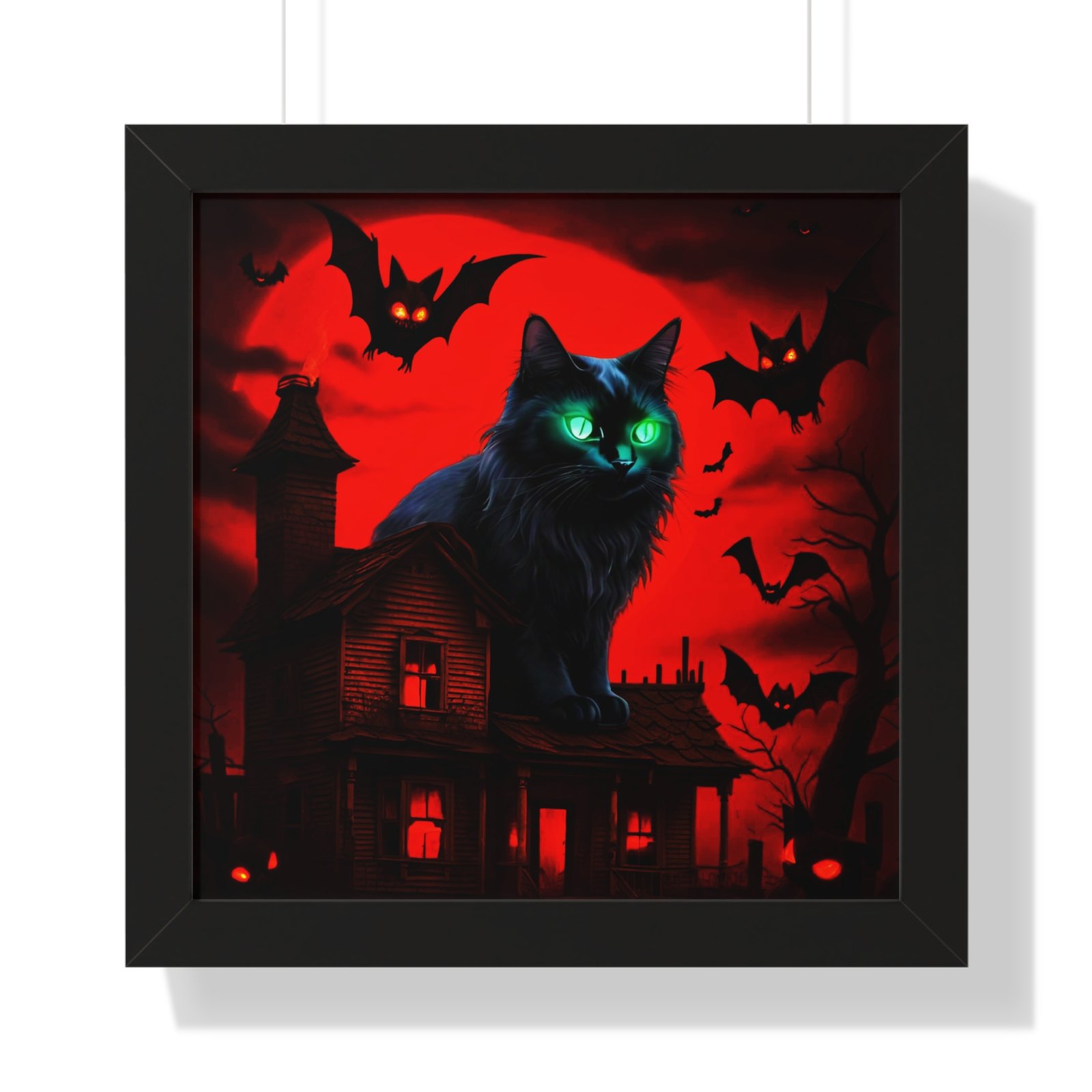 Halloween Cat Red